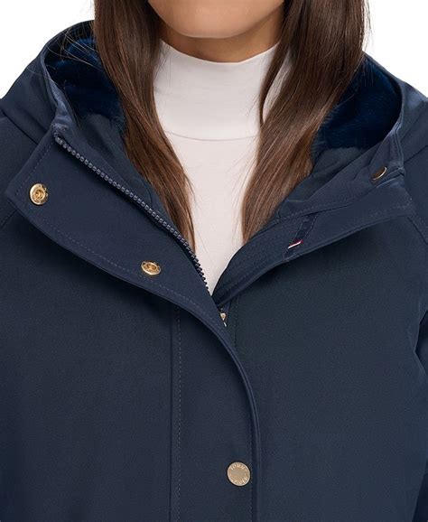 tommy hilfiger hooded anorak raincoat.